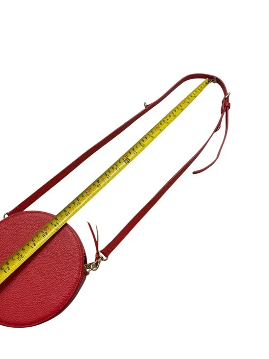 Bandolier red leather Leah crossbody bag - Picture 6 of 6